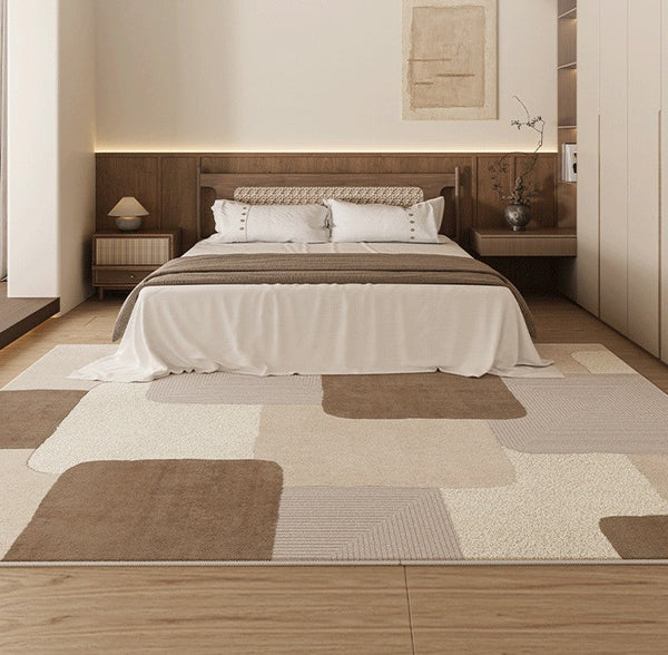 Large Modern Carpets for Interior Design, Abstract Geometric Modern Rugs for Living Room, Contemporary Area Rugs for Bedroom-HomePaintingDecor