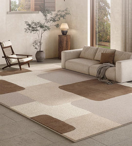 Abstract Geometric Modern Rugs for Living Room, Contemporary Area Rugs for Bedroom, Large Modern Carpets for Interior Design-HomePaintingDecor
