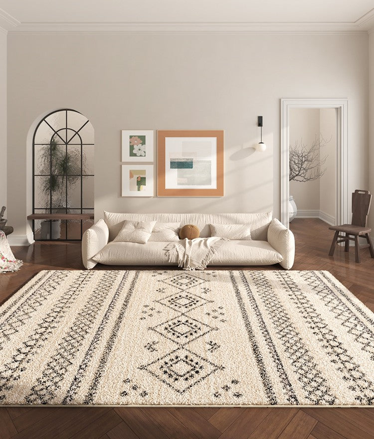 Abstract Contemporary Runner Rugs for Living Room, Modern Runner Rugs Next to Bed, Bathroom Runner Rugs, Kitchen Runner Rugs, Runner Rugs for Hallway-HomePaintingDecor