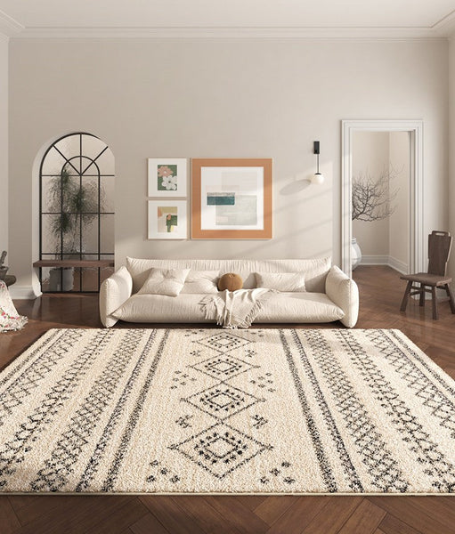 Abstract Contemporary Runner Rugs for Living Room, Modern Runner Rugs Next to Bed, Bathroom Runner Rugs, Kitchen Runner Rugs, Runner Rugs for Hallway-HomePaintingDecor