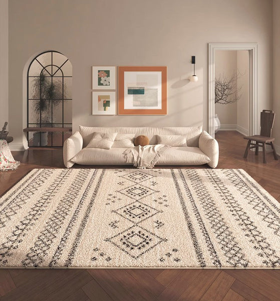 Abstract Contemporary Runner Rugs for Living Room, Modern Runner Rugs Next to Bed, Bathroom Runner Rugs, Kitchen Runner Rugs, Runner Rugs for Hallway-HomePaintingDecor