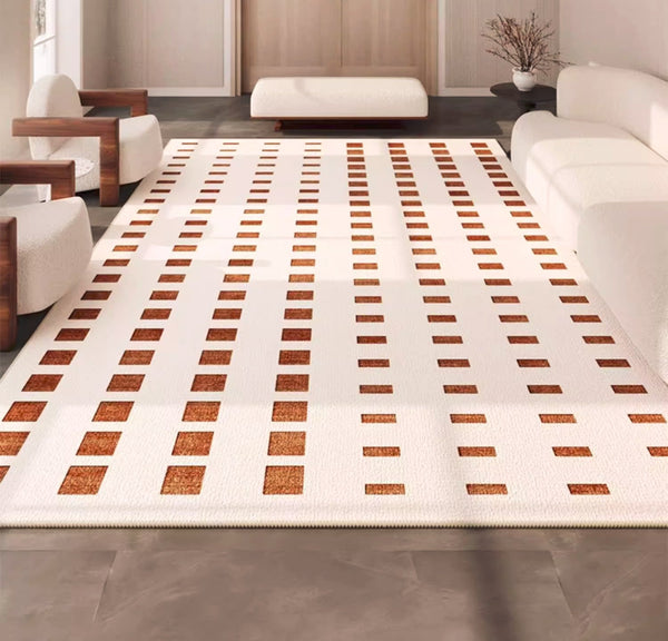Modern Rug Ideas for Bedroom, Geometric Modern Rug Placement Ideas for Living Room, Contemporary Area Rugs for Dining Room-HomePaintingDecor