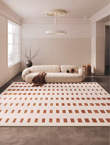 Modern Rug Ideas for Bedroom, Geometric Modern Rug Placement Ideas for Living Room, Contemporary Area Rugs for Dining Room-HomePaintingDecor