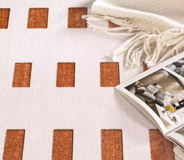 Modern Rug Ideas for Bedroom, Geometric Modern Rug Placement Ideas for Living Room, Contemporary Area Rugs for Dining Room-HomePaintingDecor