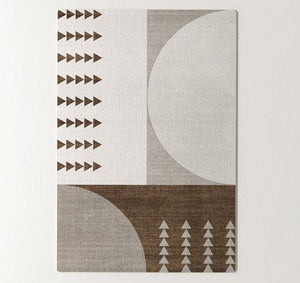 Large Geometric Modern Rus for Living Room, Modern Rug Ideas for Bedroom, Contemporary Area Rugs for Dining Room-HomePaintingDecor