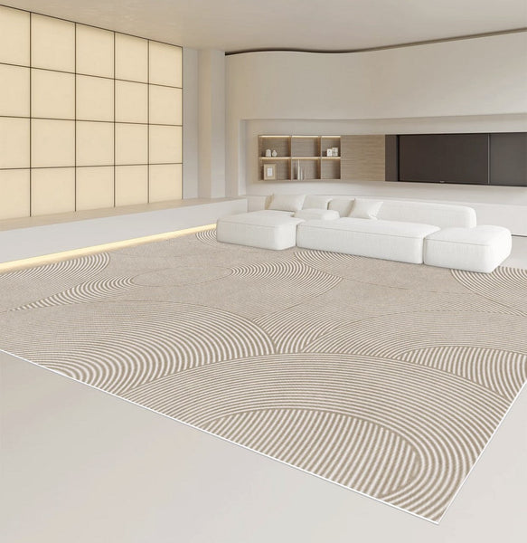 Simple Modern Floor Rugs Next to Bed, Bedroom Geometric Area Rugs, Living Room Rugs, Large Floor Rugs for Dining Room, Contemporary Floor Rugs for Office-HomePaintingDecor