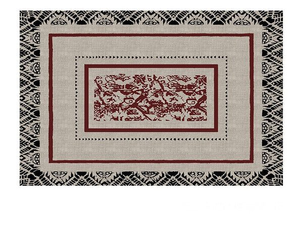 Dining Room Floor Rugs, Abstract Contemporary Rugs for Bedroom, Mid Century Area Rugs for Living Room, Elegant Modern Area Rugs under Sofa, Modern Carpets for Office-HomePaintingDecor