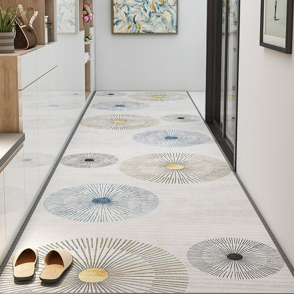 Easy Care Kitchen Runner Rugs, Modern Extra Long Hallway Runners, Stain-resistant Non Slip Entryway Runner Rug Ideas, Long Hallway Runners, Long Narrow Runner Rugs, Entrance Hallway Runners-HomePaintingDecor