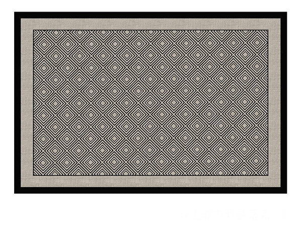 Mid Century Area Rugs for Living Room, Abstract Contemporary Rugs for Bedroom, Modern Carpets for Office, Dining Room Floor Rugs, Elegant Modern Area Rugs under Sofa-HomePaintingDecor