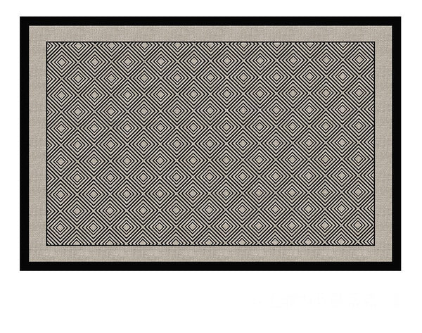Mid Century Area Rugs for Living Room, Abstract Contemporary Rugs for Bedroom, Modern Carpets for Office, Dining Room Floor Rugs, Elegant Modern Area Rugs under Sofa-HomePaintingDecor