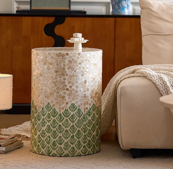 Small End Table, Portable Casual Side Table, Shell Small Sofa Side Table, Modern Side Table, Contemporary Bedside Table, Bedside Small Side Table, Creative Coffee Table, Contemporary Side Table-HomePaintingDecor