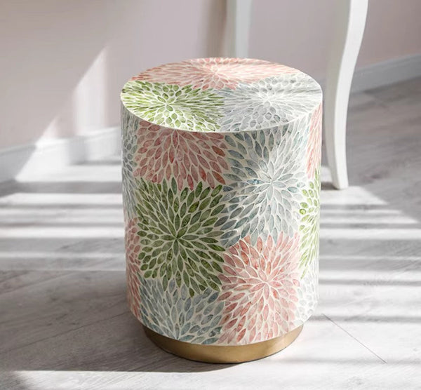 Unique Small End Table, Contemporary Small Sofa Side Table, Portable Casual Side Table, Creative Coffee Table, Shell Small Side Table-HomePaintingDecor