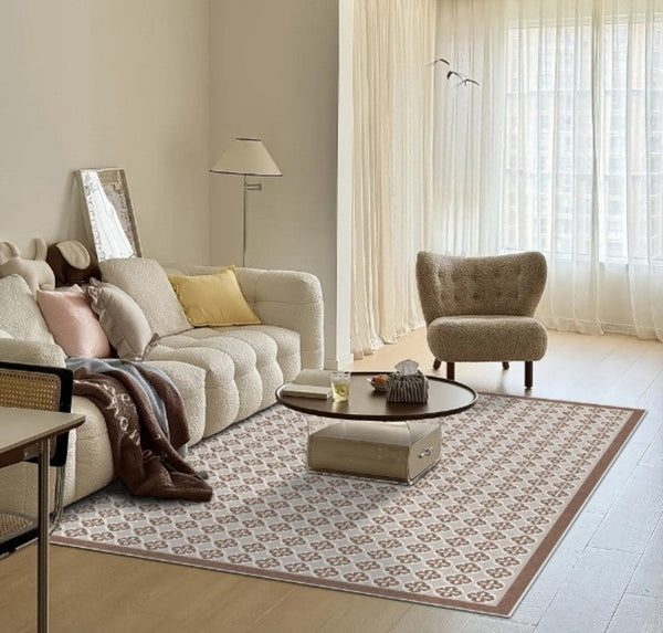 Mid Century Contemporary Modern Rugs for Living Room, Modern Rug Placement Ideas for Dining Room, Large Modern Rugs for Bedroom-HomePaintingDecor