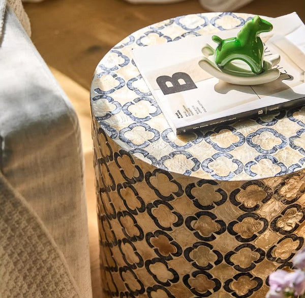 Contemporary Bedside Table, Bedside Small Side Table, Creative Coffee Table, Contemporary Side Table, Modern Side Table, Small End Table, Portable Casual Side Table, Shell Small Sofa Side Table-HomePaintingDecor