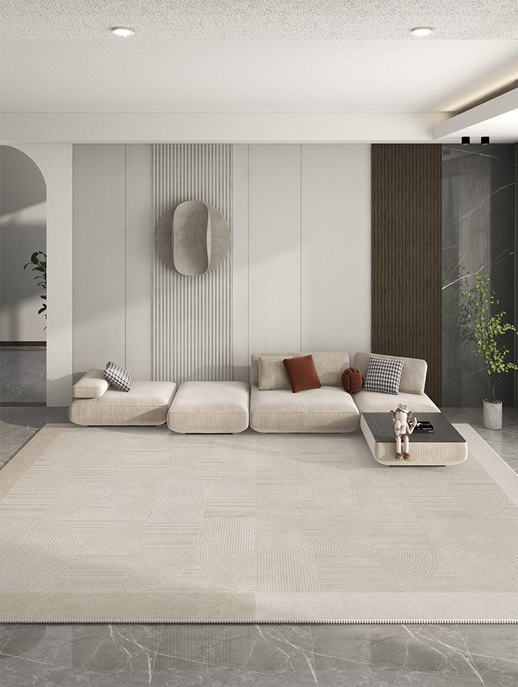Living Room Rug Placement Ideas, Modern Rugs in Dining Room, Bedroom Geometric Modern Rugs, Contemporary Modern Rugs for Office-HomePaintingDecor