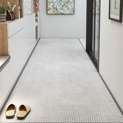 Non Slip Entryway Runner Rug Ideas, Long Hallway Runners, Geometric Modern Long Hallway Runners, Contepmorary Runner Rugs, Extra Long Narrow Runner Rugs-HomePaintingDecor