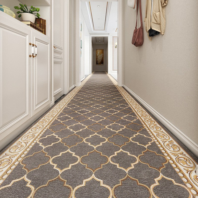 Long Hallway Runners, Non Slip Entryway Runner Rug Ideas, Extra Long Narrow Runner Rugs, Geometric Modern Long Hallway Runners,Contepmorary Runner Rugs-HomePaintingDecor