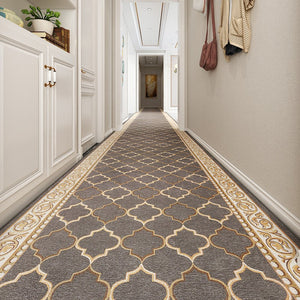 Long Hallway Runners, Non Slip Entryway Runner Rug Ideas, Extra Long Narrow Runner Rugs, Geometric Modern Long Hallway Runners,Contepmorary Runner Rugs-HomePaintingDecor