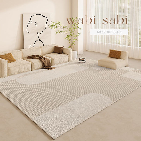 Abstract Modern Rugs for Living Room, Modern Rugs under Dining Room Table, Modern Geometric Carpets for Sale, Contemporary Modern Rugs Next to Bed-HomePaintingDecor