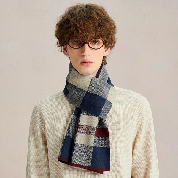 Soft Wool Scarf for Men, Formal Business Scarf Styles for Men, Men's Winter Scarf, Casual Fashion Scarf for Men, Men's Cashmere Scarf Winter, Wool Scarf for Gentleman