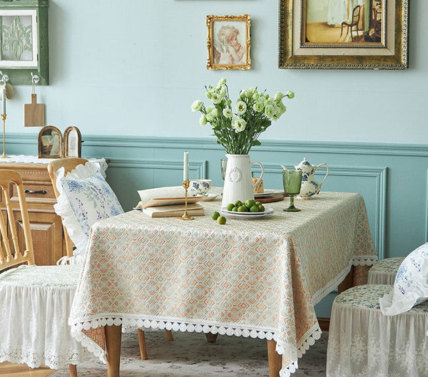 Modern Tablecloth for Home Decoration, Large Square Tablecloth for Round Table, Extra Large Rectangle Tablecloth for Dining Room Table-HomePaintingDecor