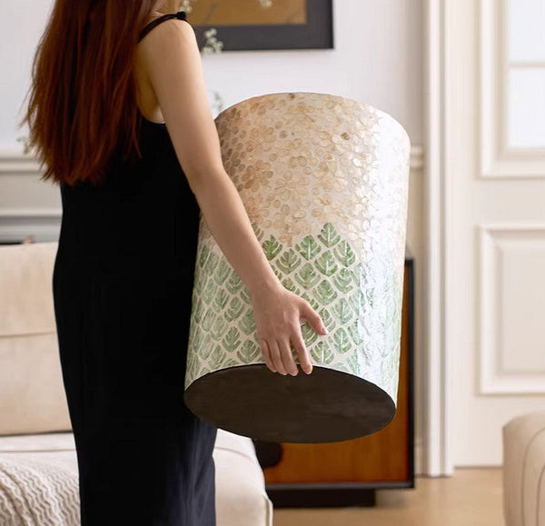 Creative Coffee Table, Contemporary Side Table, Small End Table, Portable Casual Side Table, Shell Small Sofa Side Table, Modern Side Table, Contemporary Bedside Table, Bedside Small Side Table-HomePaintingDecor