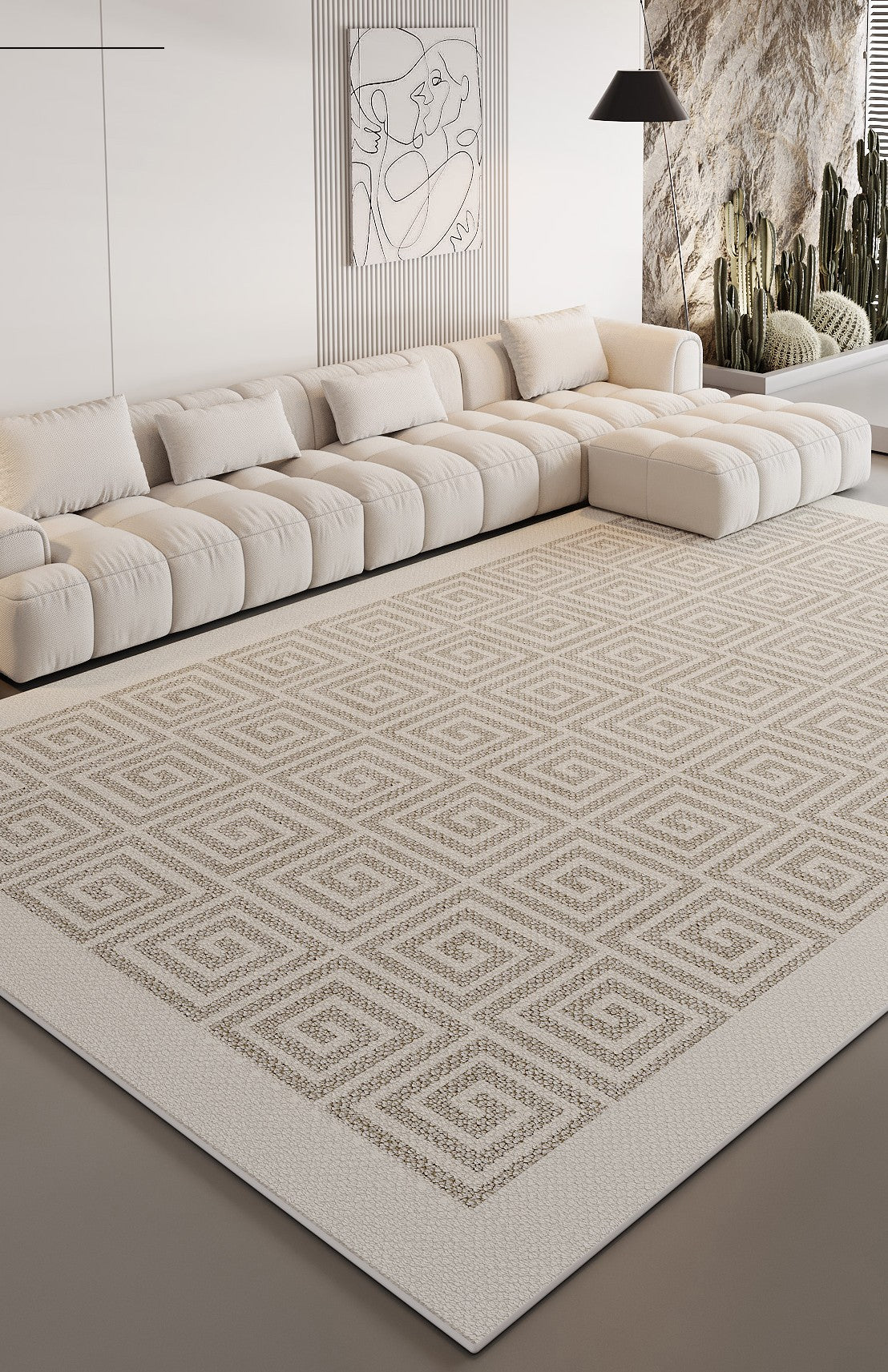 Large Area Rugs for Office, Modern Area Rug for Living Room, Bedroom Modern Floor Rugs, Contemporary Area Rugs for Dining Room-HomePaintingDecor