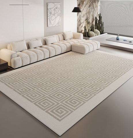 Large Area Rugs for Office, Modern Area Rug for Living Room, Bedroom Modern Floor Rugs, Contemporary Area Rugs for Dining Room-HomePaintingDecor