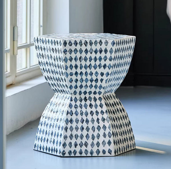 Small End Table, Modern Side Table, Bedside Small Side Table, Contemporary Bedside Table, Shell Small Sofa Side Table, Portable Casual Side Table, Creative Coffee Table, Contemporary Side Table-HomePaintingDecor