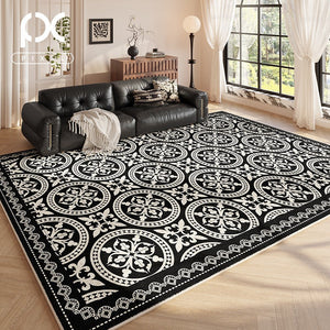 Modern Rugs under Dining Room Table, French Style Modern Rugs Next to Bed, Modern Carpets for Bedroom, Large Modern Rugs for Living Room-HomePaintingDecor