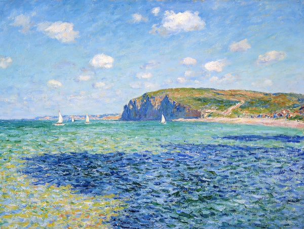 Hand Painted Canvas Art, A Bay Caressed by the Breeze, Landscape Wall Art Paintings, Original Oil Paintings, Small Landscape Paintings, On Canvas Small Paintings-HomePaintingDecor