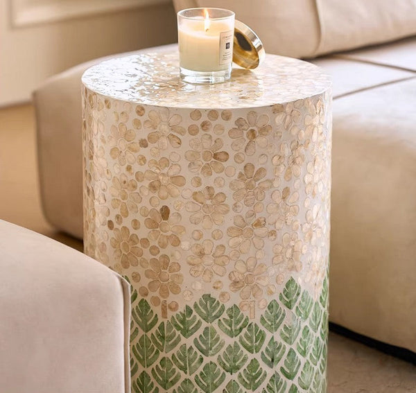 Creative Coffee Table, Contemporary Side Table, Small End Table, Portable Casual Side Table, Shell Small Sofa Side Table, Modern Side Table, Contemporary Bedside Table, Bedside Small Side Table-HomePaintingDecor
