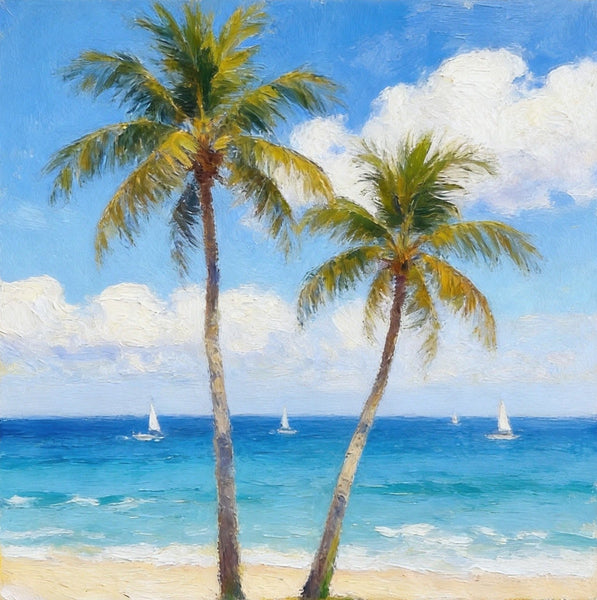 Small Canvas Wall Art Paintings, Hand Painted Canvas Art, Original Landscape Paintings, Original Oil Paintings, Buy Small Paintings Online-HomePaintingDecor