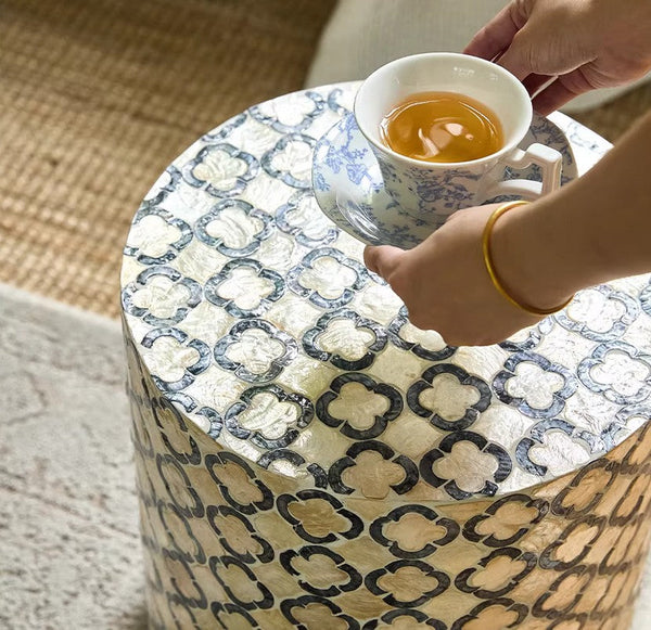 Modern Side Table, Small End Table, Portable Casual Side Table, Shell Small Sofa Side Table, Contemporary Bedside Table, Bedside Small Side Table, Creative Coffee Table, Contemporary Side Table-HomePaintingDecor