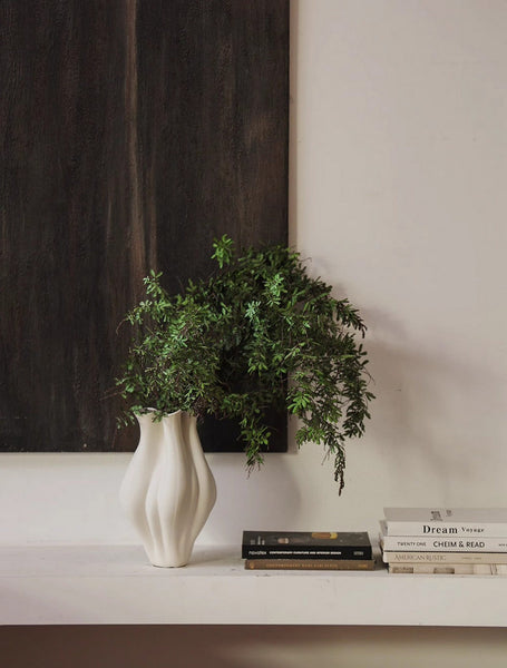 Unique Handmade Modern Flower Vase, Large Porcelain Vases for Modern Home Decor, Centerpiece Ceramic Bouquet Vases, Contemporary Vases on Dining Table-HomePaintingDecor