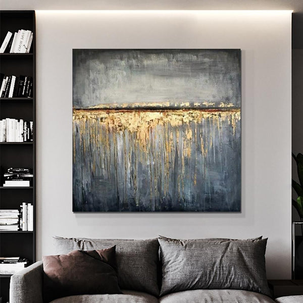 Extra Large Abstract Paintings on Canvas, Bedroom Wall Art Ideas, Simple Painting Ideas for Bedroom, Hand Painted Abstract Painting-HomePaintingDecor