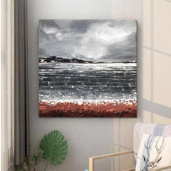 Large Abstract Paintings for Bedroom, Simple Painting Ideas for Living Room, Hand Painted Acrylic Painting, Simple Modern Wall Art Ideas-HomePaintingDecor