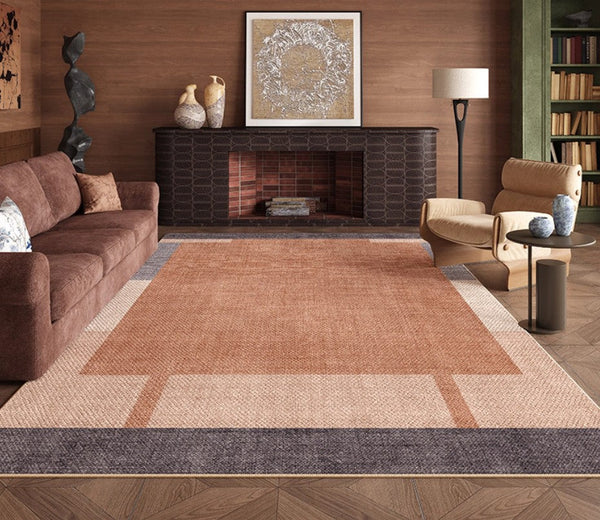 Bedroom Modern Rugs, Dining Room Geometric Modern Rugs, Mid Century Modern Rugs for Living Room, Contemporary Modern Rugs under Coffee Table-HomePaintingDecor