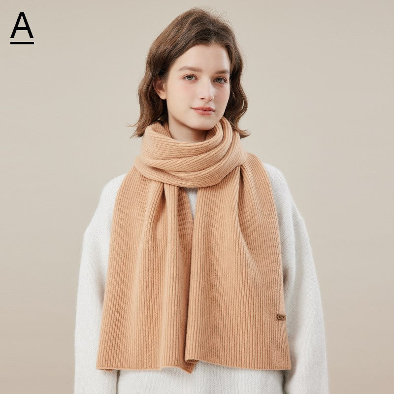 Fashion Designer Scarf, Casual Scarf for Women, Modern Winter Scarf, Cold Weather Scarf, Wool Scarf for Women, Soft Cashmere Scarf for Women-HomePaintingDecor