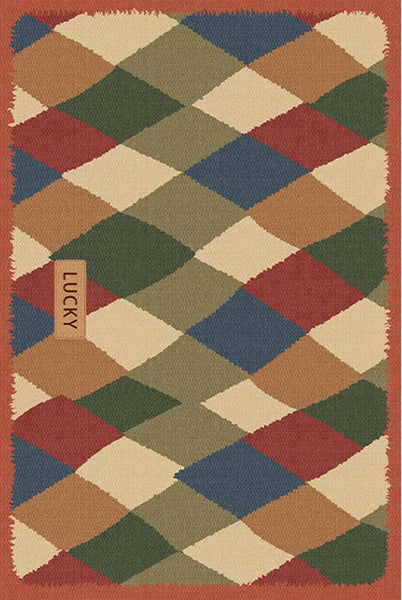 Abstract Contemporary Modern Rugs for Living Room, Modern Runner Rugs Next to Bed, Colorful Mid Century Rugs, Modern Rugs for Apartment