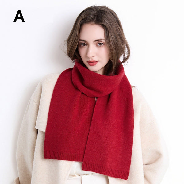 Small Soft Scarf for Women, Casual Scarf for Women, Modern Wool Scarf for Women, Cold Weather Scarves