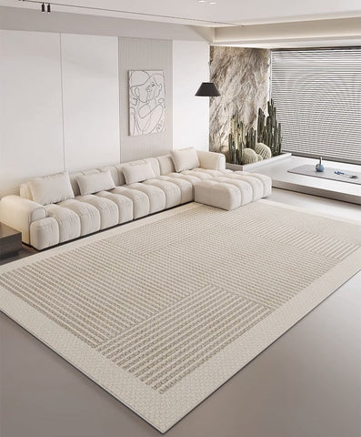Contemporary Modern Rugs for Living Room, Geometric Modern Rugs for Dining Room, Abstract Modern Rugs for Interior Design-HomePaintingDecor