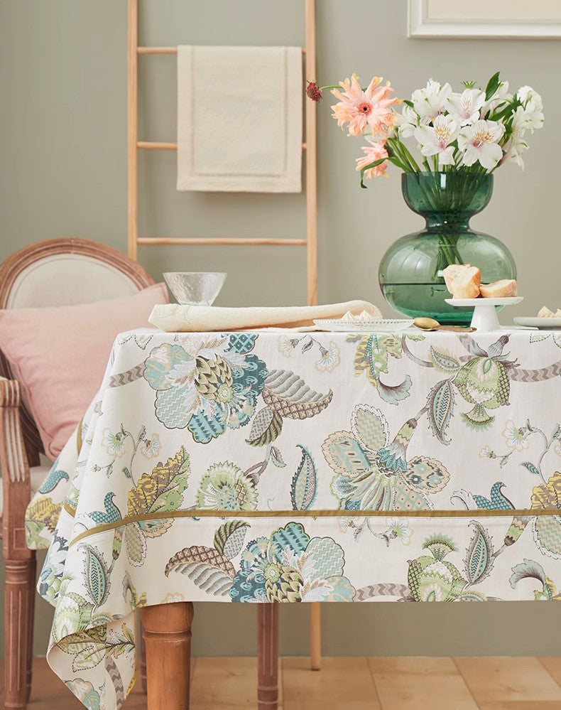 Rustic Table Covers for Kitchen, Large Rectangle Tablecloth for Dining Room Table, Country Farmhouse Tablecloth, Square Tablecloth for Round Table-HomePaintingDecor