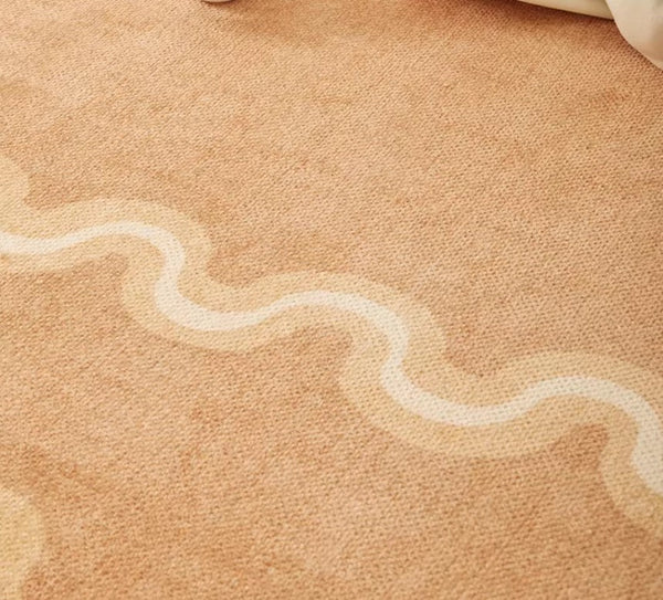 Large Modern Rugs for Living Room, Bedroom Modern Rugs, Dining Room Geometric Modern Rugs, Cream Color Contemporary Modern Rugs-HomePaintingDecor