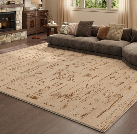 Geometric Contemporary Rugs, Abstract Contemporary Modern Rugs for Dining Room, Mid Century Modern Rugs for Living Room