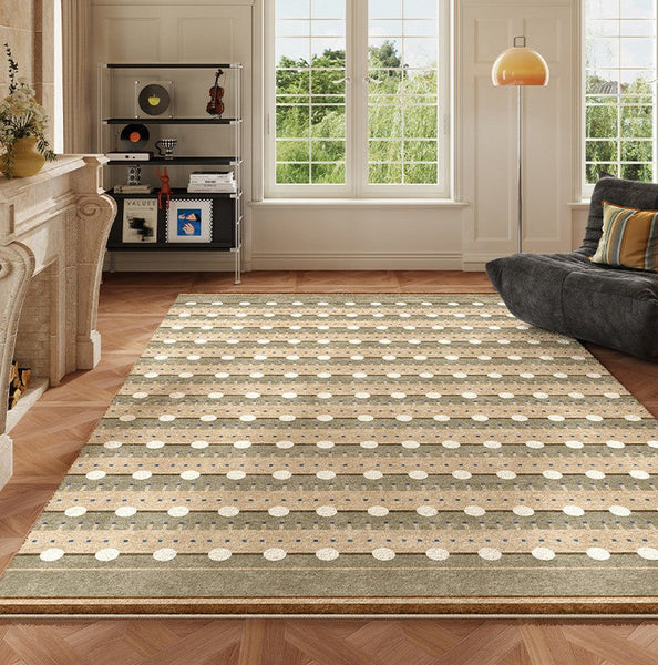 Contemporary Area Rugs for Dining Room, Large Modern Rugs for Living Room, Mid Century Modern Rugs for Bedroom-HomePaintingDecor