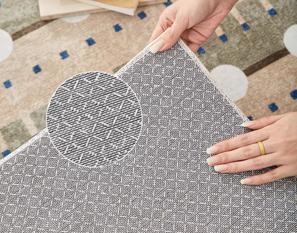 Contemporary Area Rugs for Dining Room, Large Modern Rugs for Living Room, Mid Century Modern Rugs for Bedroom-HomePaintingDecor