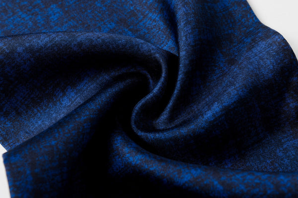 Luxury Blue Silk Neck Scarf, Silk Scarf For Suit, Formal Wear Silk Scarf, Silk Ascot For Men, British Style Long Scarf, Business Silk Scarf Men, Mens Spring Autumn Scarf, Lightweight Silk Scarf Men-HomePaintingDecor