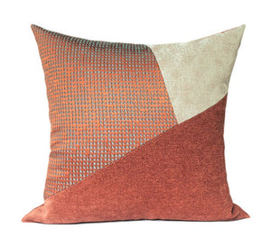 Large Modern Throw Pillows for Couch, Decorative Throw Pillow for Couch, Red Modern Sofa Pillows, Throw Pillows for Modern Living Room-HomePaintingDecor