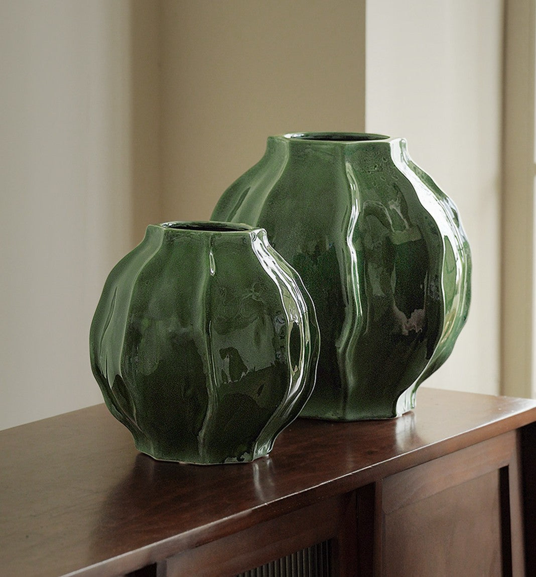 Large Contemporary Vases On Dining Table, Handmade Modern Design Statement Piece